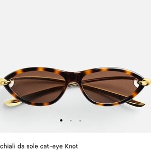 New with Tags Bottega Knot Cat Eye Sunglasses